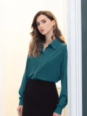 Блузка женская BONCHIC Изумруд (S, 158)