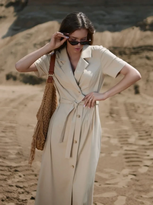 Платье-жакет Топленое молоко