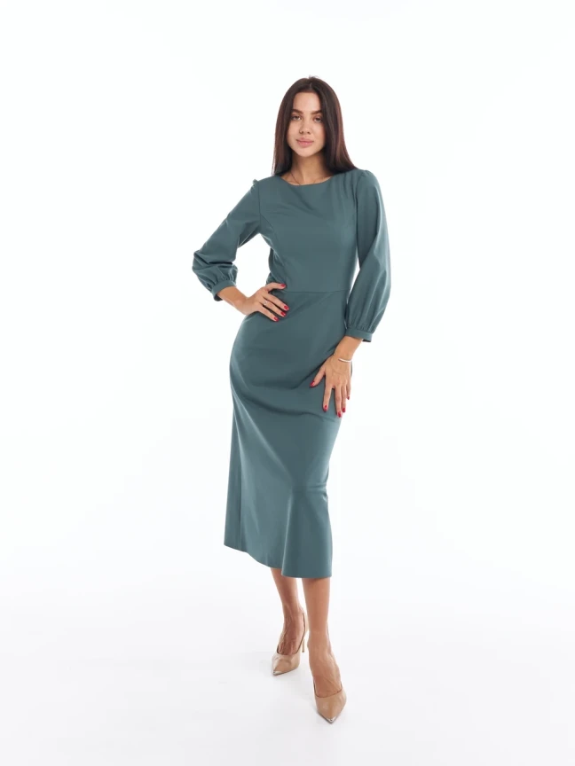 Платье миди Эвкалипт
