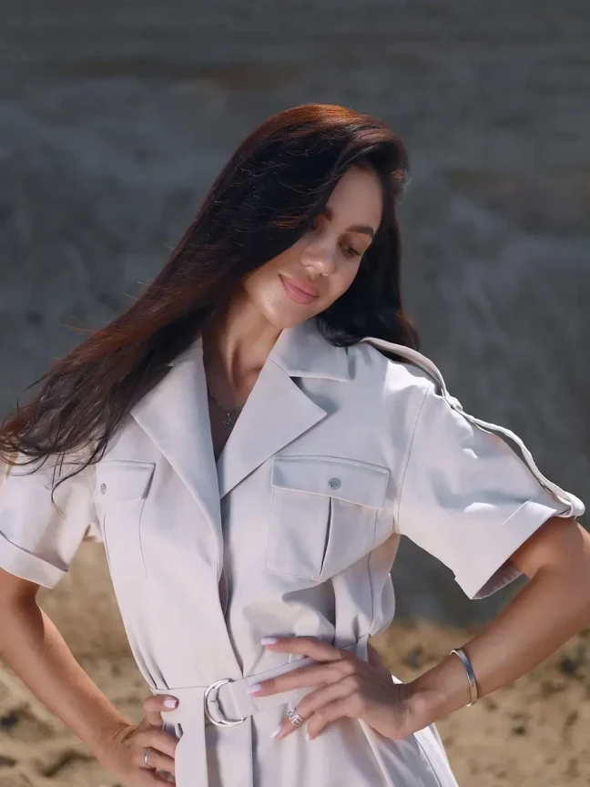 Платье из хлопка Кунжут