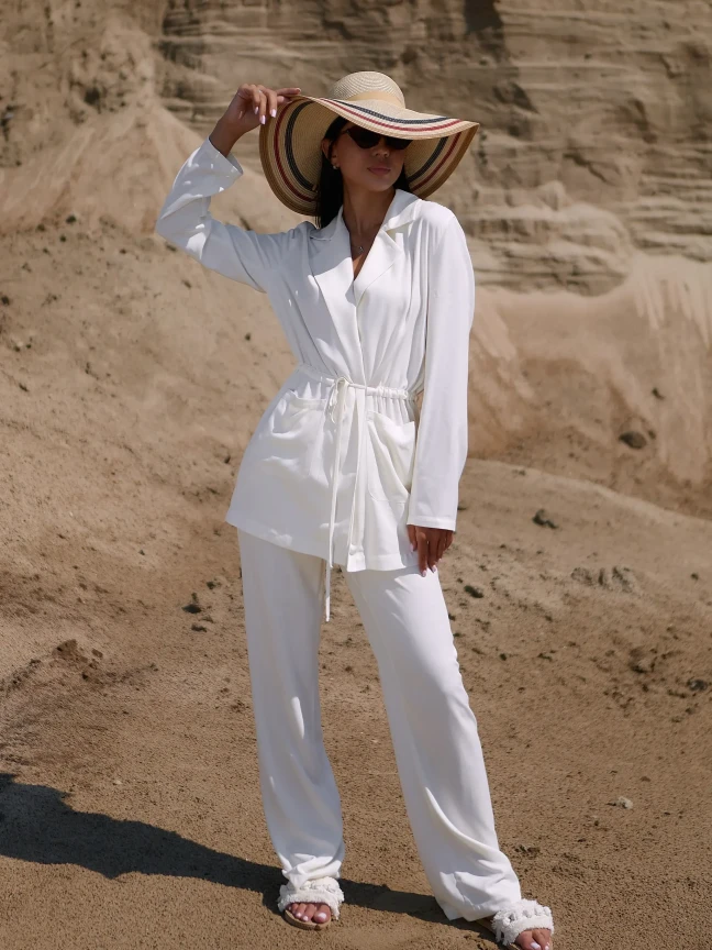 Костюм из вискозы Айвори