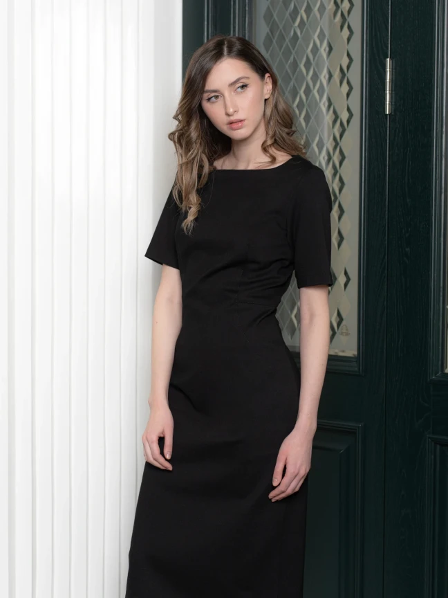 Платье из джерси Оникс